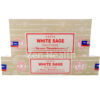 12 x Satya Nag Champa White Sage Incense Stick Packs