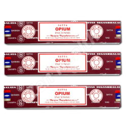 Satya Nag Champa Opium Incense Sticks - Relaxing and Calming Fragrance