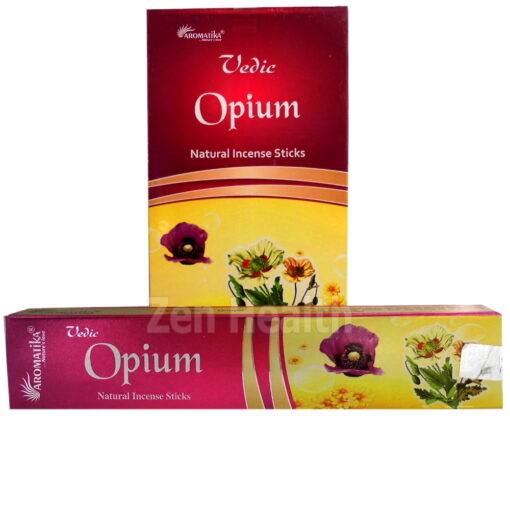 12 x Opium Incense Stick Packs Aromatika Vedic Whole Box 180g