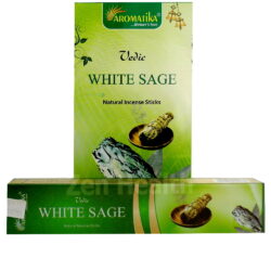 12 x White Sage Incense Stick Packs With Musk and Patchouli - Aromatika Vedic