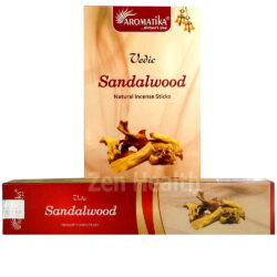 12 x Sandalwood Incense Stick Packs Aromatika Vedic Whole Box 180g