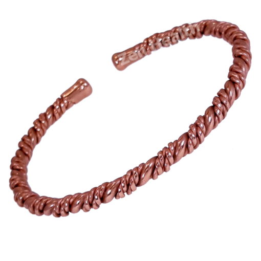 Pure Twisted Copper Bangle