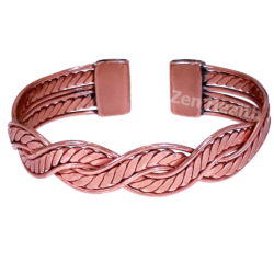 100% Pure Copper Mexican Twist Bracelet