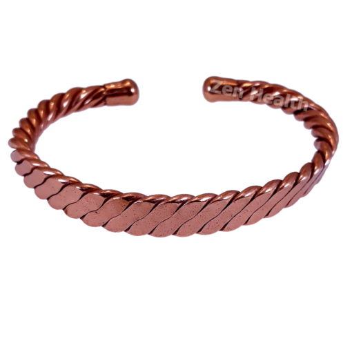 XL Magnetic Men's Heavy Flattened Copper Bracelet