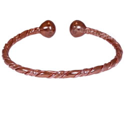 Magnetic Copper Twist Torque Bracelet