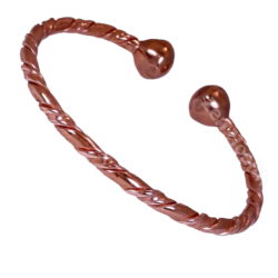 Magnetic Copper Twist Torque Bracelet