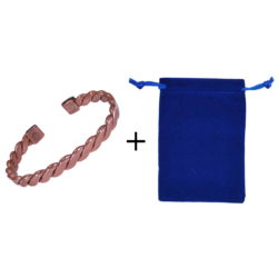 Magnetic Heavy Copper Rope Bracelet With Gift Bag