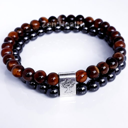 Magnetic Gemstone Bracelet - Tiger Eye