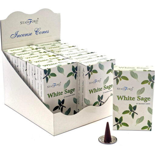 Stamford White Sage Incense Cones Calming and Relaxing Aroma