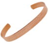 10mm Pure Copper Cross-Hatch Bracelet Arthritis Pain Relief