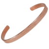 6mm Pure Copper Cross-Hatch Bracelet Arthritis Pain Relief