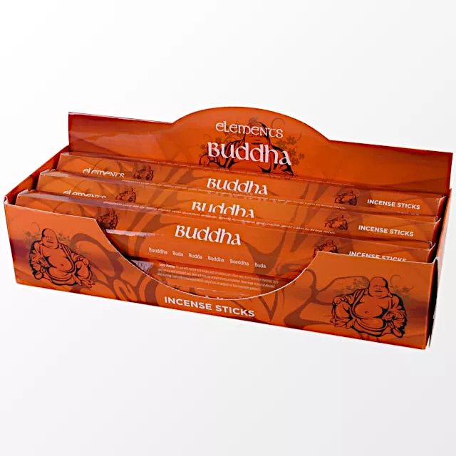Elements Buddha Incense Sticks, Lavender, Sandalwood and Jasmine Aroma