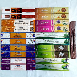 Sale Incense sticks - Nandita, Vedic, Jasmine, Basil, Lavender and Mantra Meditation