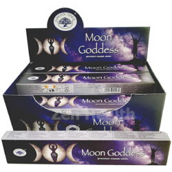 12 x Green Tree Moon Goddess Incense Sticks - Fresh Relaxing Floral Aroma