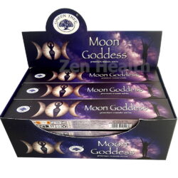 12 x Green Tree Moon Goddess Incense Sticks - Fresh Relaxing Floral Aroma