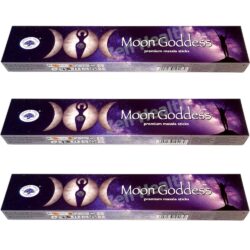 3 x Green Tree Moon Goddess Incense Sticks - Fresh Relaxing Floral Aroma