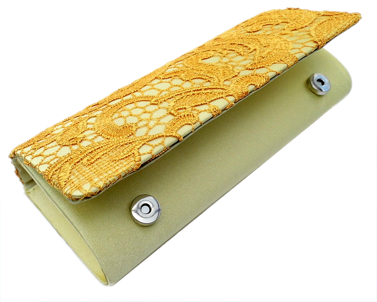 Ladies Clutch Bag With Flower Floral Design