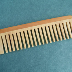 Hair Care - Natural Wooden Wide Teeth Hair Detangling and Styling Comb