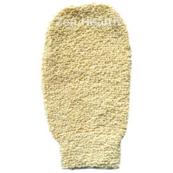 Light Exfoliation Natural Jute Washing and Cleaning Glove