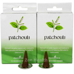 Elements Patchouli Incense Cones - 30 Cones and Holder