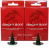 Elements Dragons Blood Incense Cones - 30 Cones and Holder