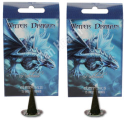 Anne Stokes Water Dragon Patchouli Incense Cones With Holder Plates