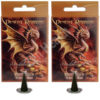 Anne Stokes Desert Dragon Sandalwood Incense Cones With Holder Plates