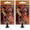 Anne Stokes Desert Dragon Sandalwood Incense Cones With Holder Plates