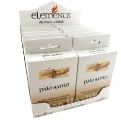 12 x Elements Palo Santo Incense Cone Packs - Sweet Pine, Mint and Lemon- 180 Cones