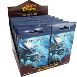 12 x Anne Stokes Water Dragon Patchouli Incense Cones - Whole Box
