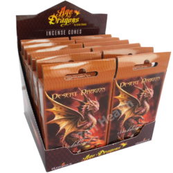 12 x Anne Stokes Desert Dragon Sandalwood Incense Cones - Whole Box