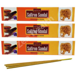3 x Nandita Saffron and Sandalwood Premium Masala Incense Sticks
