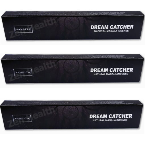 3 x Nandita  Dream Catcher Incense Stick Packs Natural Deep Earthy Fragrance