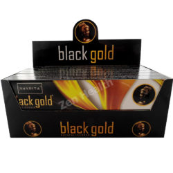 12 x Nandita Black Gold Incense Stick Packs Natural Rare Herbs, Flowers and Oils