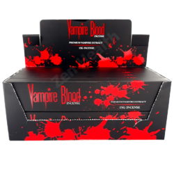 12 x Vampire Blood Incense Stick Packs Halloween Scary - Sweet Vanilla and Musk Aroma