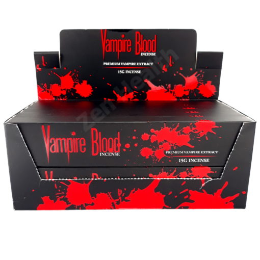 12 x Vampire Blood Incense Stick Packs Halloween Scary - Sweet Vanilla and Musk Aroma