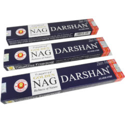 Golden Nag Champa Darshan Incense Sticks x 3 Packs