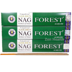 Golden Nag Champa Forest Incense Sticks Natural Spices, Herbs, Oils x 3 Packs