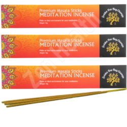 Premium Meditation Masala Incense Sticks – Golden Tree Nag Champa