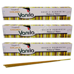 Vijayshree Golden Vanilla Incense Sticks Sweet, Calming, Soothing Fragrance