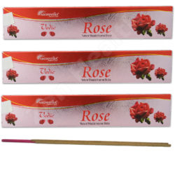 Vedic Rose Hand Rolled Masala Incense Sticks