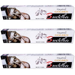 3 x Golden Buddha Nag Champa Vijayshree Incense Stick Packs 