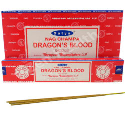 12 x Satya Nag Champa Dragons Blood Incense Sticks - Whole Box