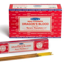 12 x Satya Nag Champa Dragons Blood Incense Sticks - Whole Box