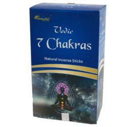 12 x 7 Chakra Incense Stick Packs Aromatika Vedic Whole Box 180g