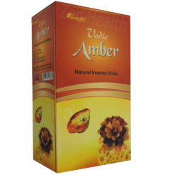 12 x Amber Incense Sticks Packs Hand Rolled Masala - Vedic Aromatika