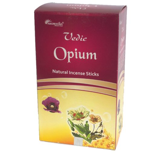 12 x Opium Incense Stick Packs Aromatika Vedic Whole Box 180g