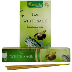 12 x White Sage Incense Stick Packs With Musk and Patchouli - Aromatika Vedic