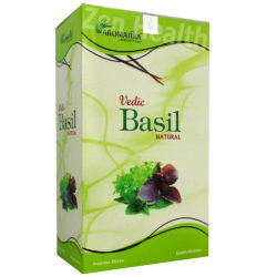 12 x Basil Incense Stick Packs With Sandalwood and Vanilla - Aromatika Vedic 