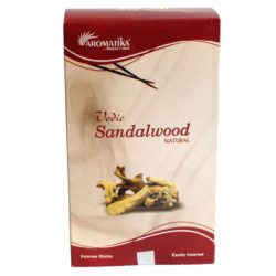 12 x Sandalwood Incense Stick Packs Aromatika Vedic Whole Box 180g